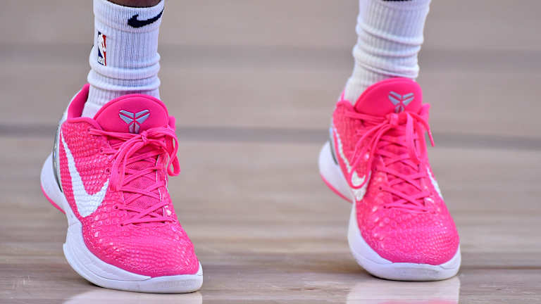 Jeremy Sochan Wears Nike Kobe 6 'Think Pink'